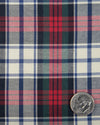 Rot-blaues Tartan-Twill-Hemd