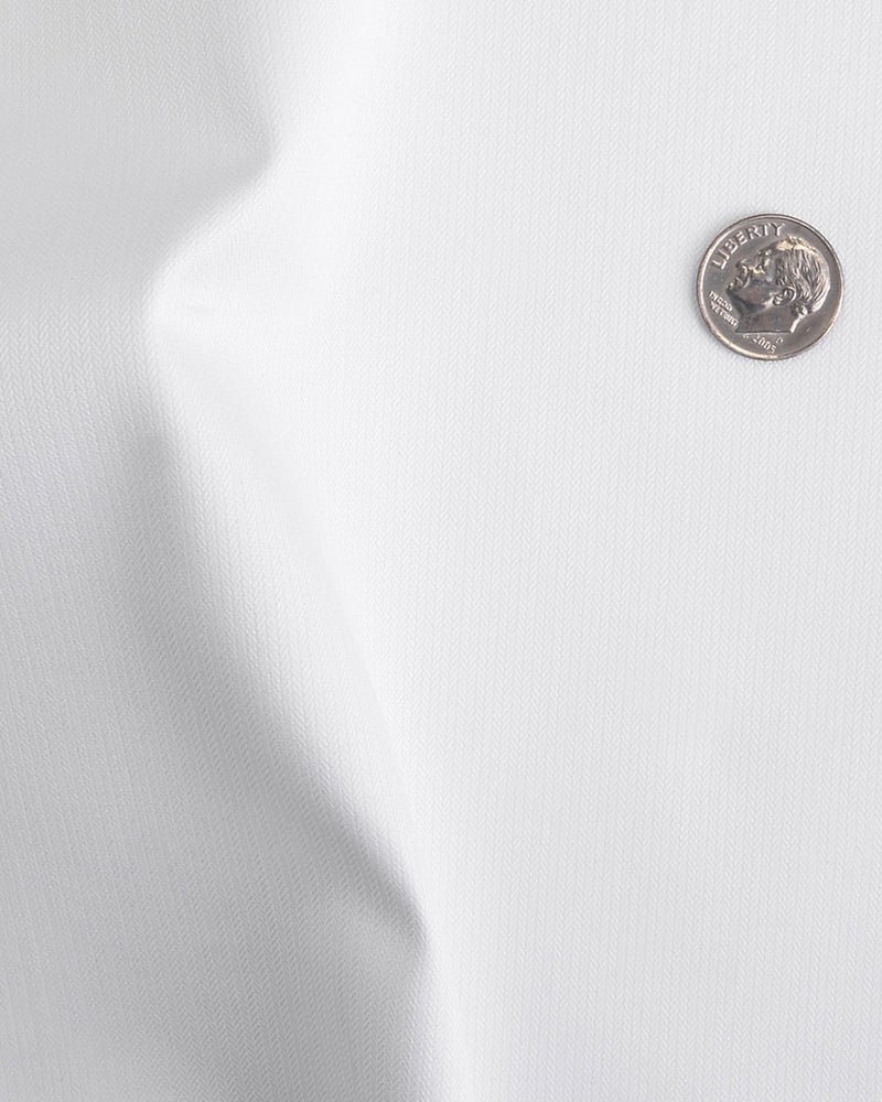 Chemise d'affaires : Micro-chevrons blancs