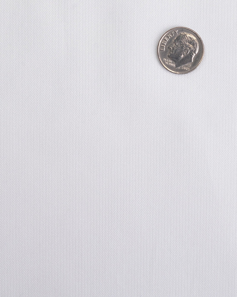 Chemise d'affaires : Micro-chevrons blancs