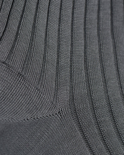 Bresciani Cotton Rib Socken-Medio