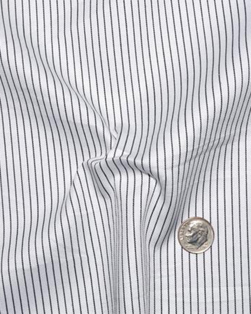 Luxire Presto: Monti White & Black Pin Stripes