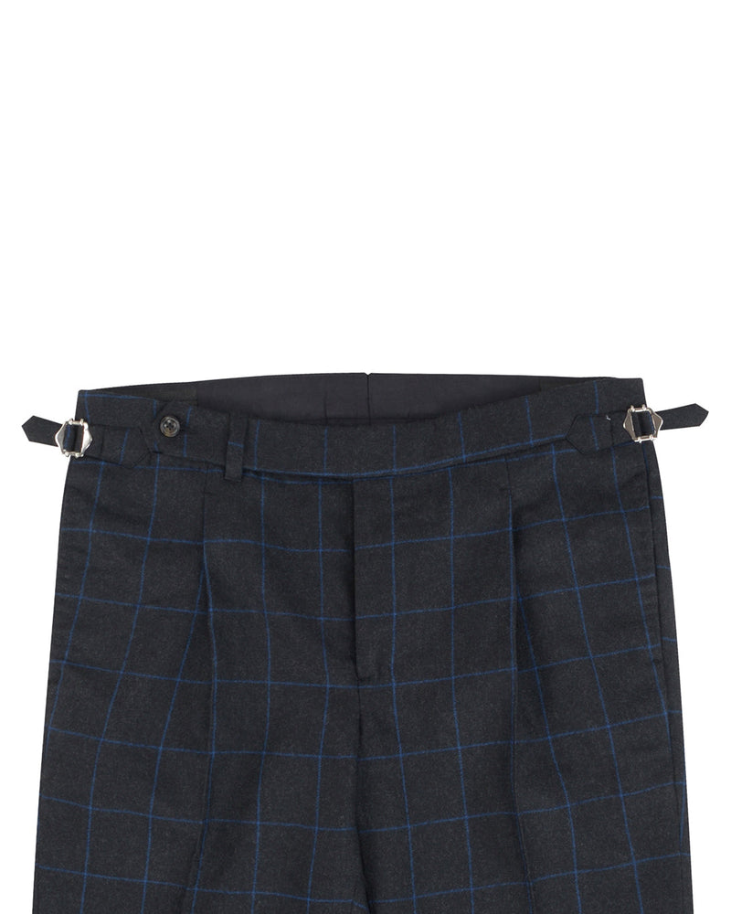Pantalon en sergé bleu anthracite Minnis Flannel