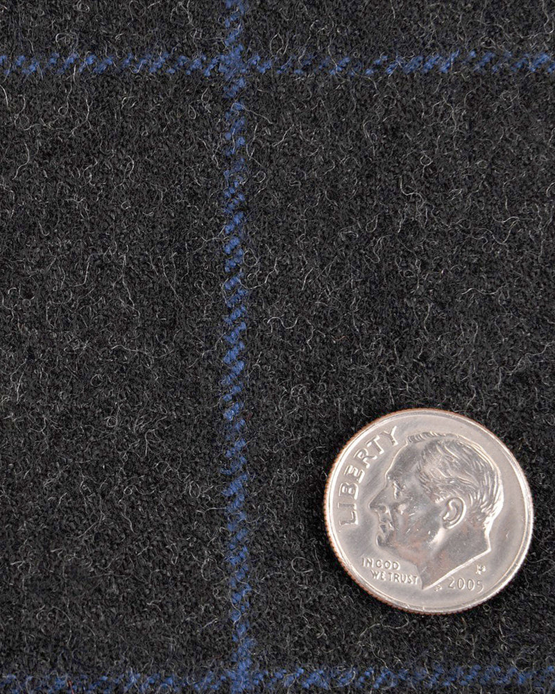 Pantalon en sergé bleu anthracite Minnis Flannel