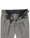 Molloy Herringbone Donegal Tweed Hose - Grau