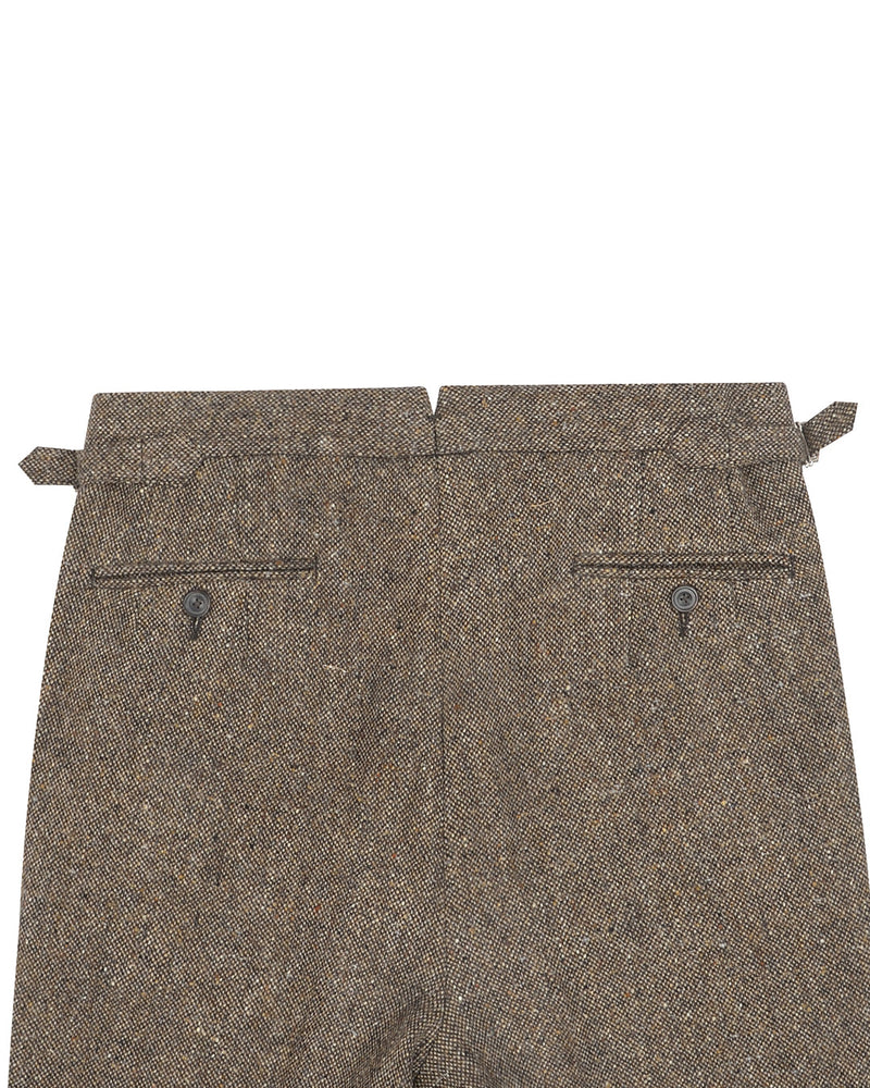 Molloy Plain Donegal Tweed Pants - Fawn