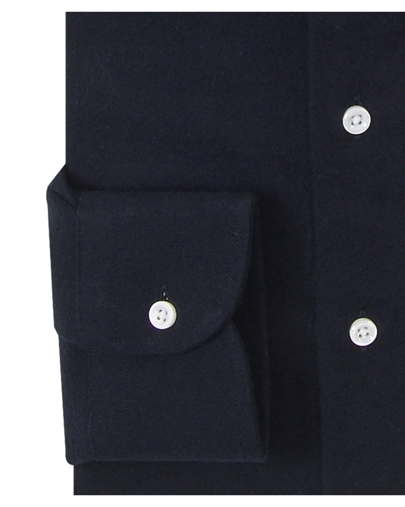 Marineblauer Flanell