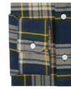 Navy Yellow Madras Checks