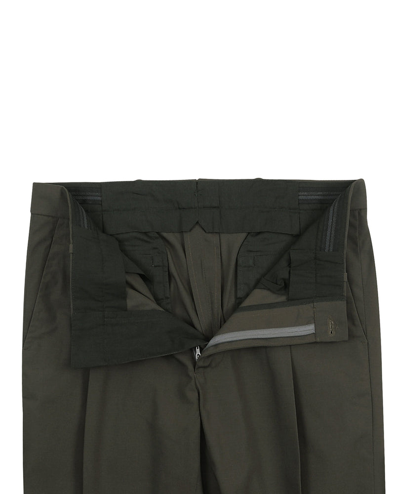 Olivgrüne Ripstop-Chinohose