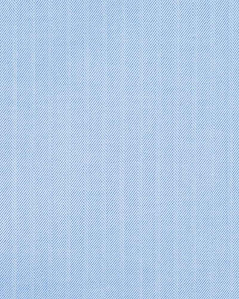 Hellblauer Dobby-Chambray