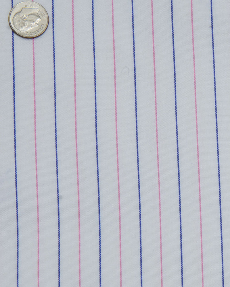 Monti Pink Blau Nadelstreifen