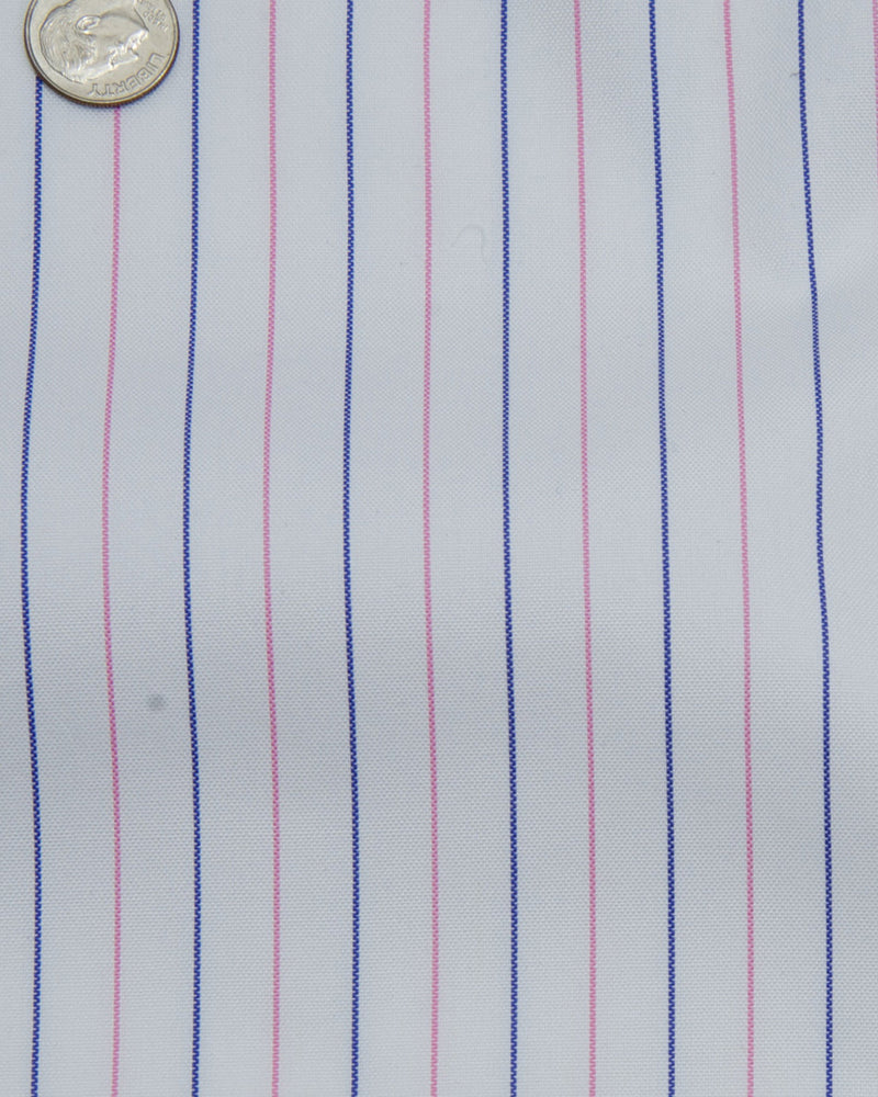 Monti Pink Blau Nadelstreifen