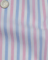 Monti Pink Blau Weiß Candy Stripes