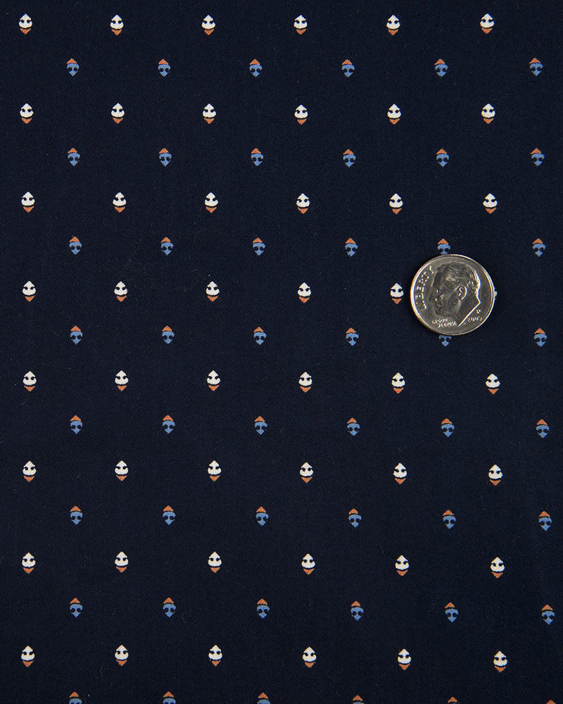 Feldkragen PRESET STYLE im Print: Navy Blue Anchor