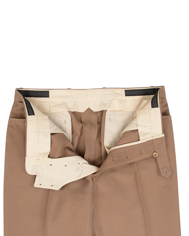 Zegna Kamelbraunes Leinen