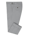 Loro Piana: Hellgrauer Wollstoff