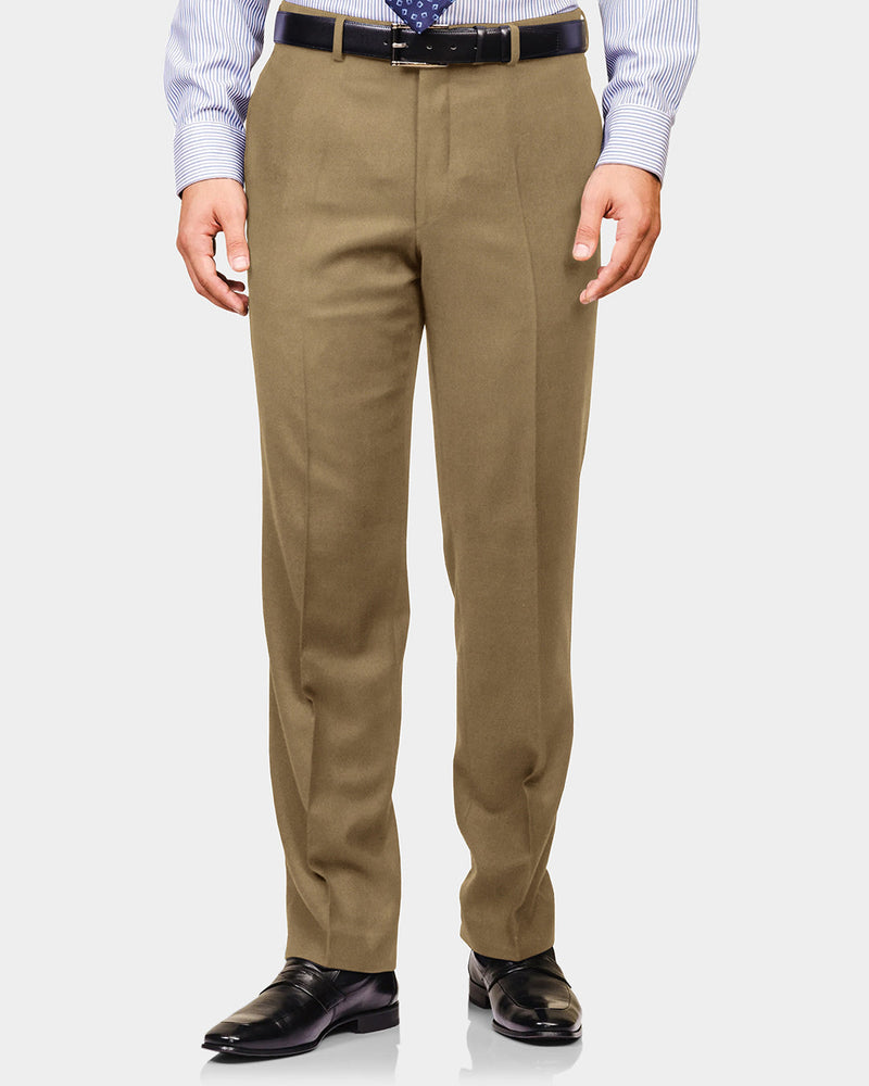 VBC Weizenbrauner Twill-Flanell