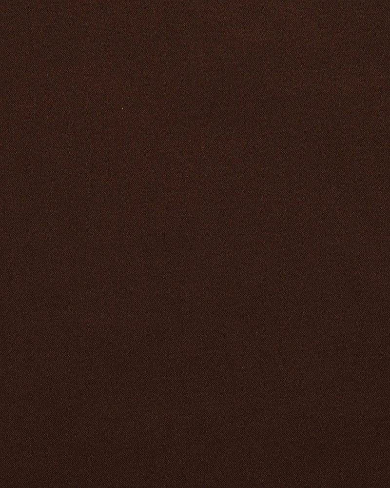 Dunkelbraune, dehnbare Chino