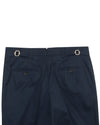 Marineblaue einfarbige Chino