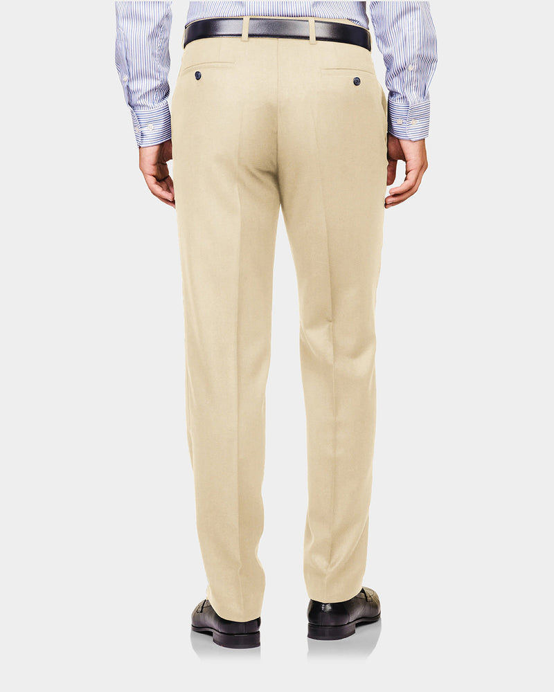Desert Cream Fischgrätenhose