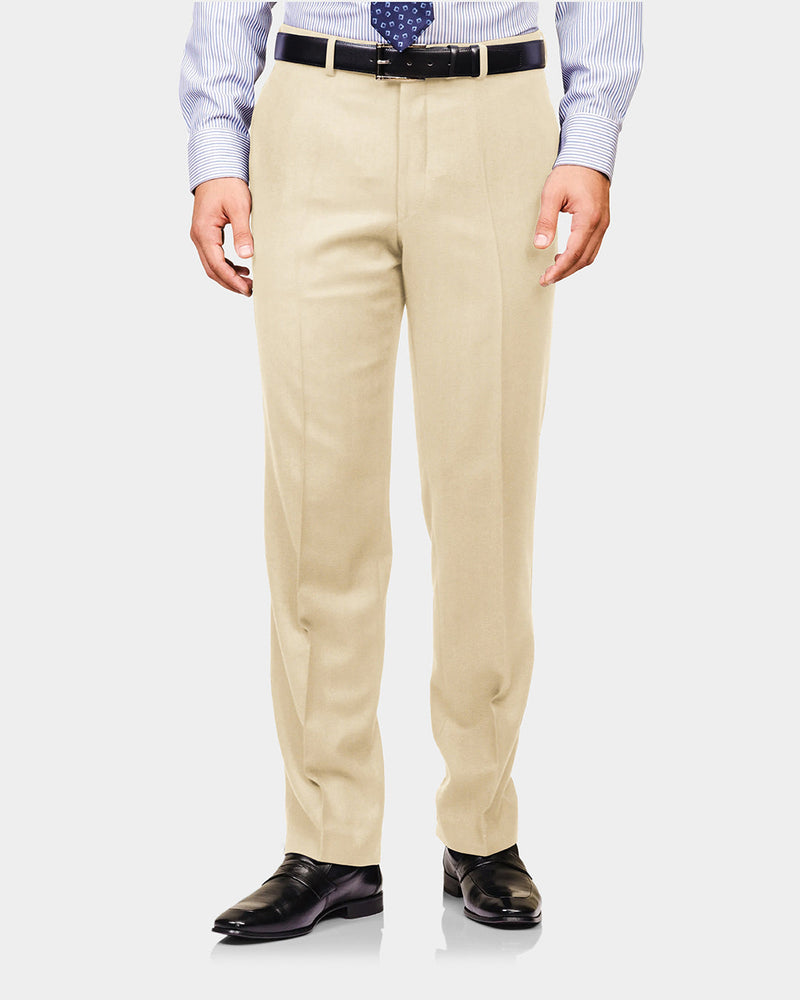 Desert Cream Fischgrätenhose
