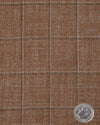 Ethomas Burn Orange Tattersal karierte Jacke