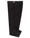 Dugdale Royal Classic: Schwarzer Twill mit braunen Nadelstreifen