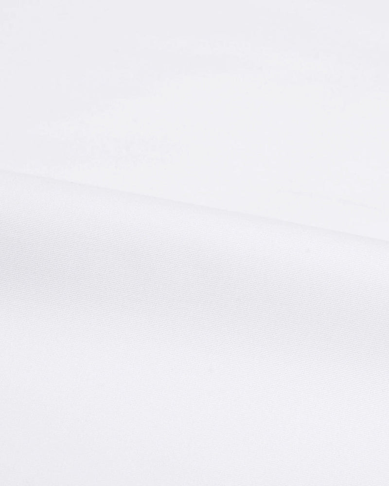 Coton : Sergé d'été blanc