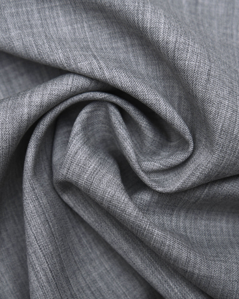 Washable Wool Suit: Light Grey