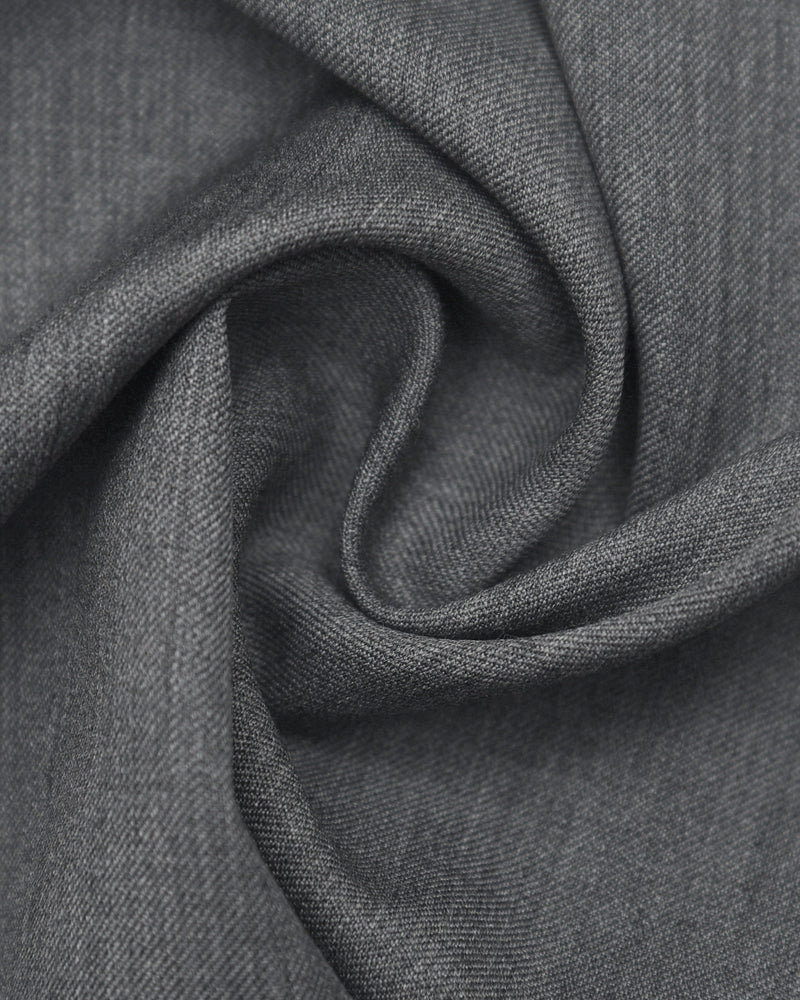 Washable Wool Suit: Mid Grey