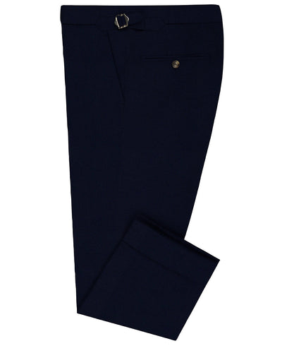 VBC 100 % Wolle: Marineblauer Flanell