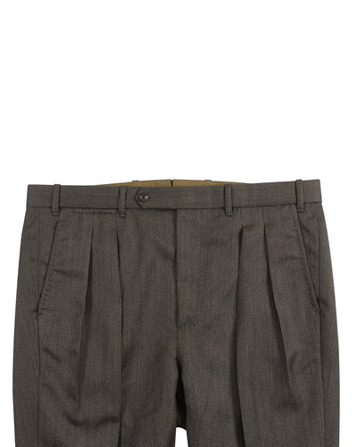 VBC 100% Wolle: Brauner Kavallerie-Twill