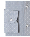 Chemise Wabash imprimée indigo pâle