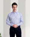 Plissierte Flanellhose Vitale Barberis Canonico in Dunkelmarineblau
