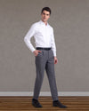 Pleated  Vitale Barberis Canonico Grey Dress Pant