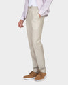 VBC: Ecru Wool-Linen Drawstring Pant