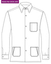 Blue Twill Flannel Work Shirt