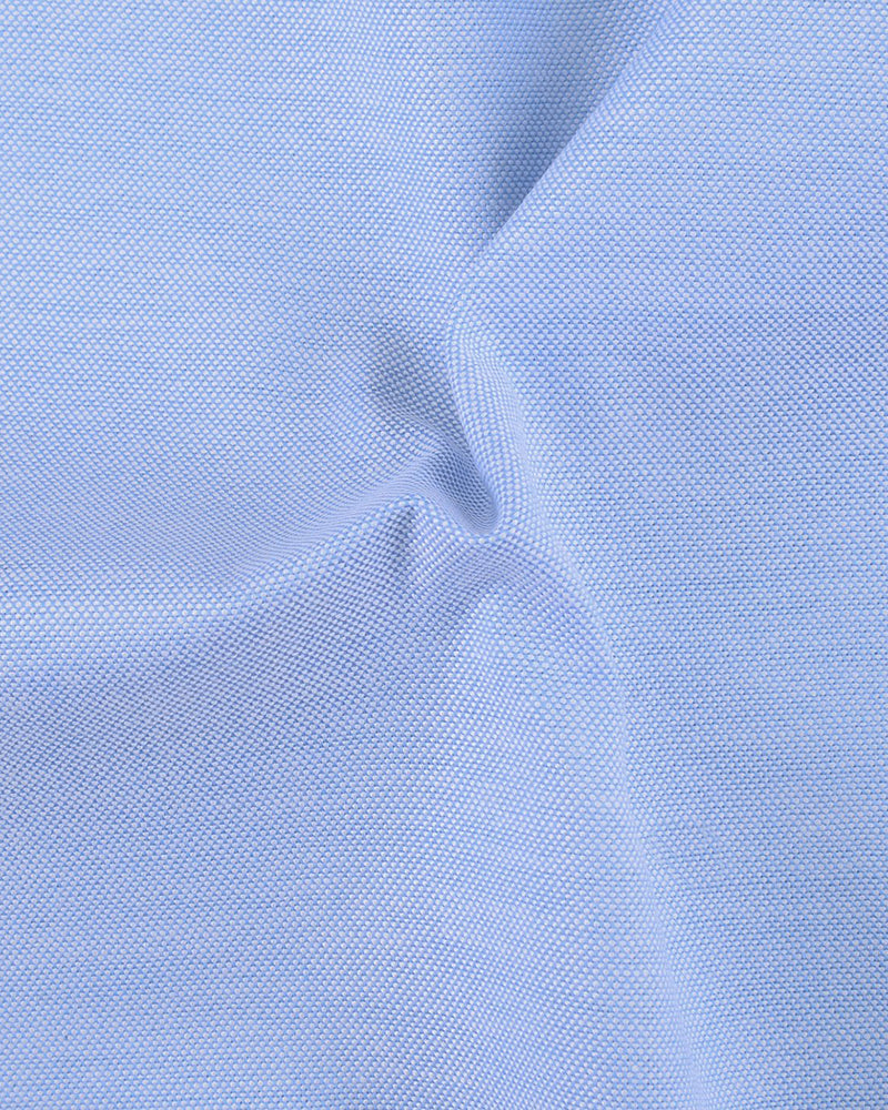 Klassischer Pinpoint Blue Oxford