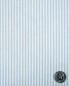 Blaue Bleistiftstreifen mit Weiß