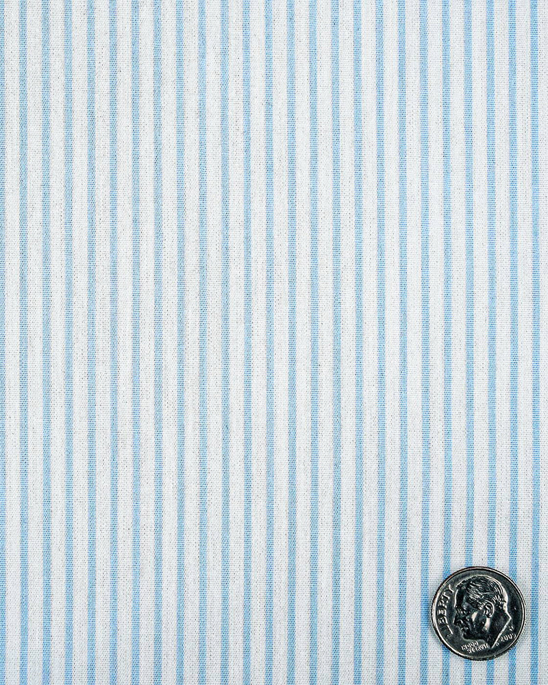 Blaue Bleistiftstreifen mit Weiß