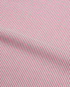 Pale Red White Pin Stripes Seersucker