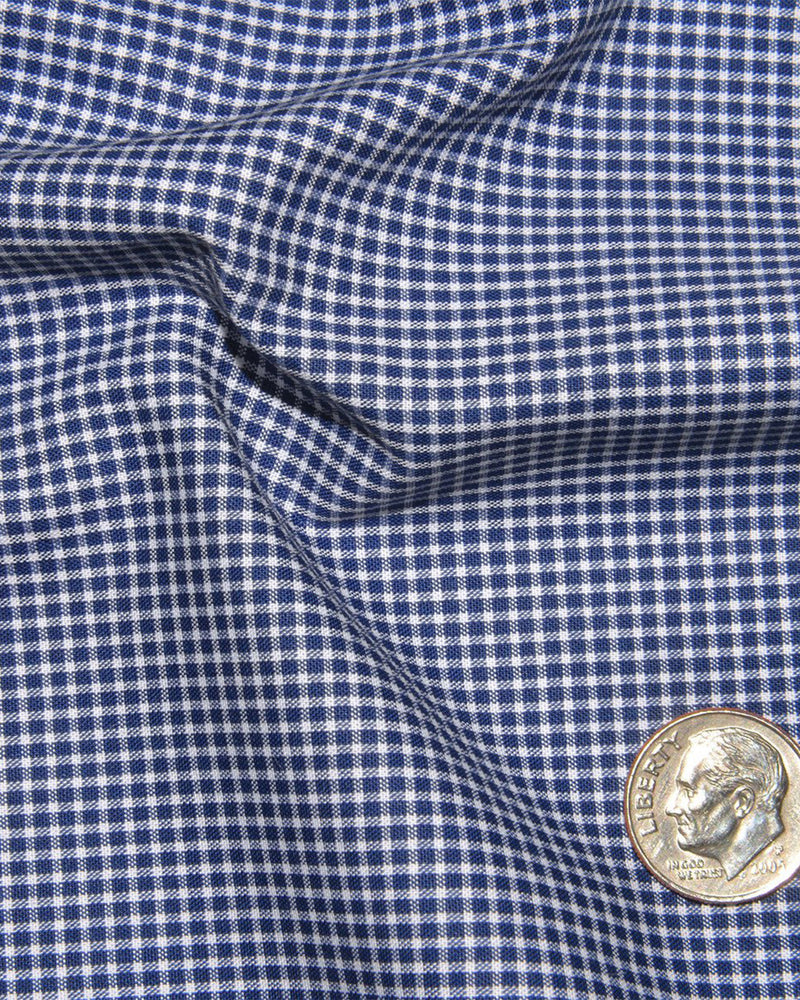 Marine Mikro-Gingham