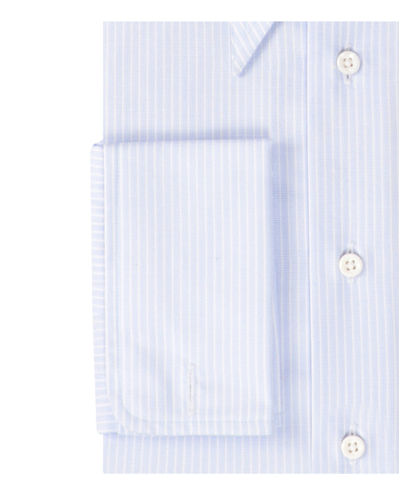 Pale Blue Candy Stripes