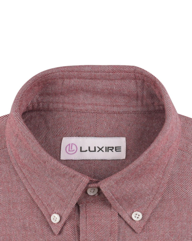 Arbeitshemd aus rotem Twill-Flanell