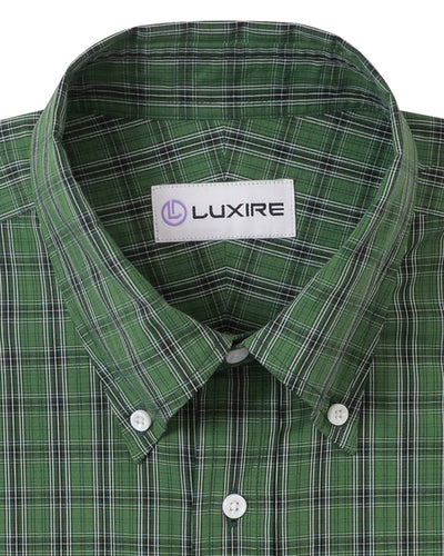 Green Black Tattersall Checks