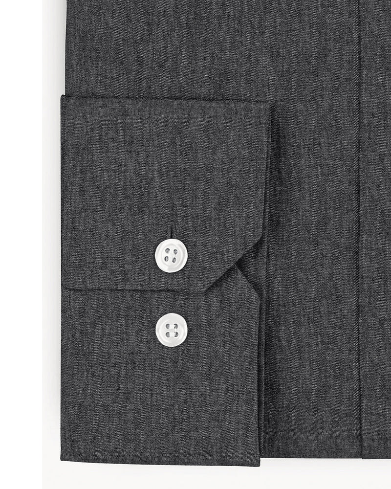 Graues Chambray-Hemd