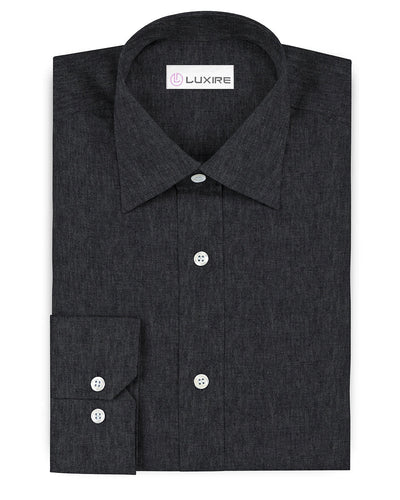 Dark Grey Denim Shirt