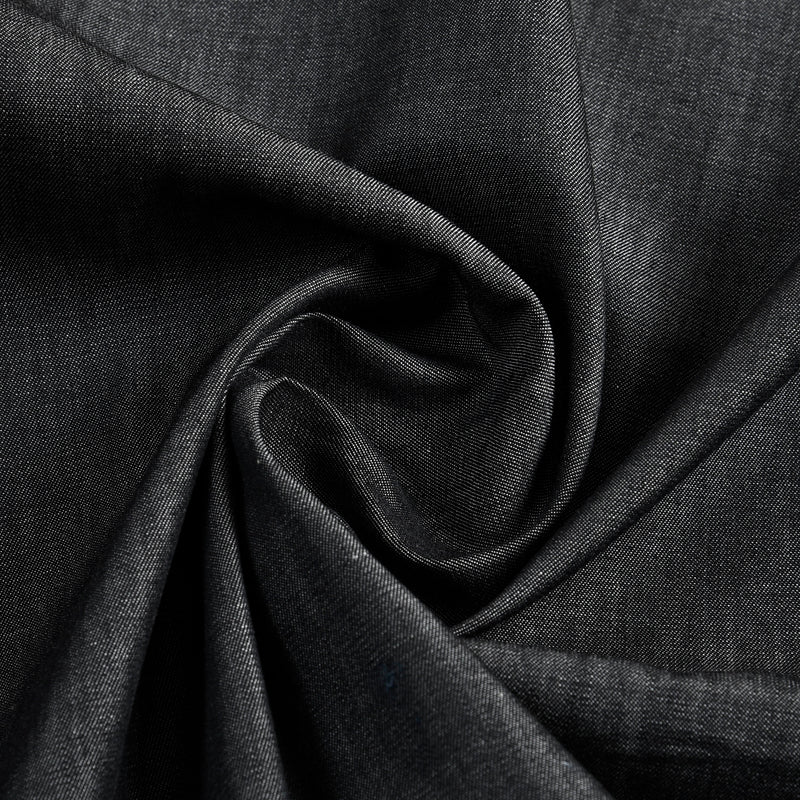Dunkelgrauer Denim-Chambray