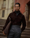 Gurkha Pant in Dugdale Dark Grey Wool Flannel