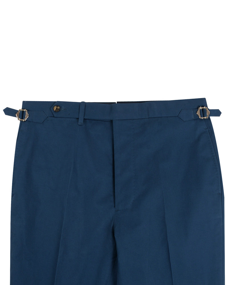 Weiche dunkelblaue Stretch-Twill-Hose