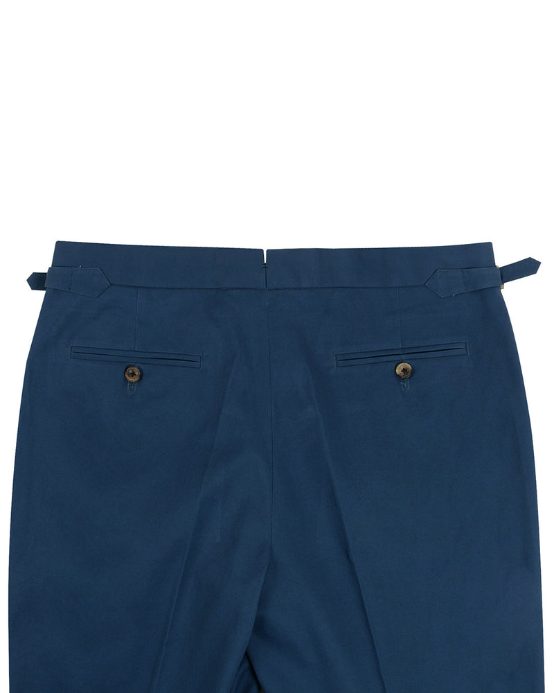 Weiche dunkelblaue Stretch-Twill-Hose